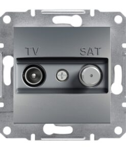 Schneider Asfora πρίζα TV-SAT τερματική 1dB Ατσάλι – EPH3400162