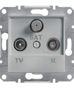 Schneider Asfora πρίζα TV-FM-SAT τερματική 1dB Αλουμίνιο – EPH3500161