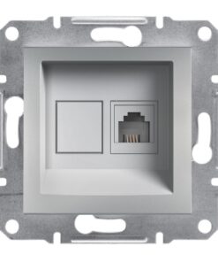 Schneider Asfora πρίζα τηλεφώνου RJ11 μονή Αλουμίνιο – EPH4100161