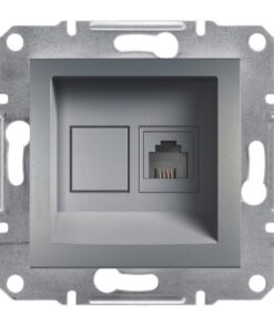 Schneider Asfora πρίζα τηλεφώνου RJ11 μονή Ατσάλι – EPH4100162