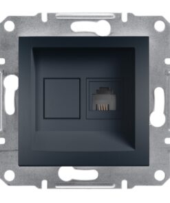 Schneider Asfora πρίζα τηλεφώνου RJ11 μονή Ανθρακί – EPH4100171
