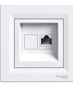 Schneider Asfora Πρίζα πληρ RJ45 cat6 U/UTP Μονή EPH4700121