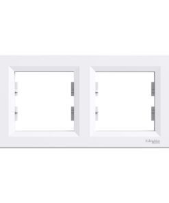Schneider Asfora Πλαίσιο 2 Θέσεων οριζ Λευκό EPH5800221