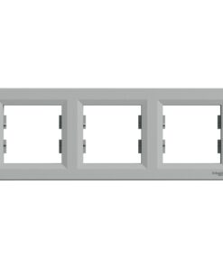 Schneider Asfora πλαίσιο 3 θέσεων οριζόντιο Αλουμίνιο – EPH5800361