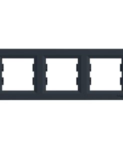Schneider Asfora πλαίσιο 3 θέσεων οριζόντιο Ανθρακί – EPH5800371