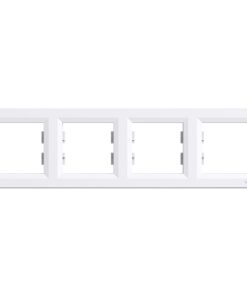 Schneider Asfora Πλαίσιο 4 Θέσεων οριζ Λευκό EPH5800421