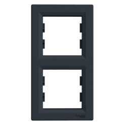 Schneider Asfora πλαίσιο 2 θέσεων κάθετο Ανθρακί – EPH5810271