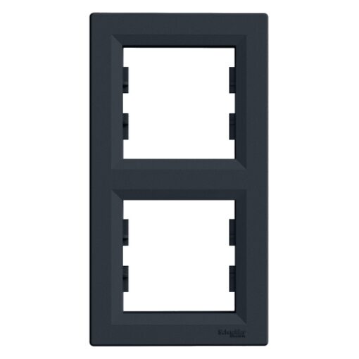 Schneider Asfora πλαίσιο 2 θέσεων κάθετο Ανθρακί – EPH5810271