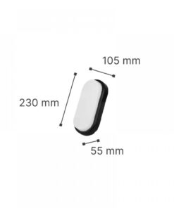 it-Lighting Echo LED 15W 3CCT Outdoor Wall Lamp White D:23cmx10.5cm (80202920)