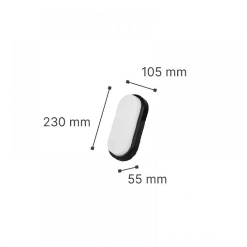 it-Lighting Echo LED 15W 3CCT Outdoor Wall Lamp Anthracite D:23cmx10.5cm (80202940)