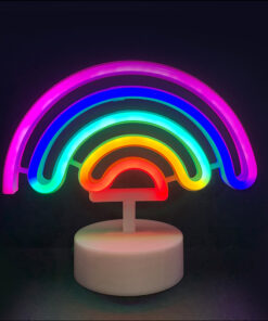 ΟΥΡΑΝΙΟ ΤΟΞΟ, 66 NEON LED ΛΑΜΠΑΚΙΑ ΜΕ ΜΠΑΤΑΡΙΑ (3xAA)/USB, RGB, IP20, 23x10x19.5cm ACA – F04003303