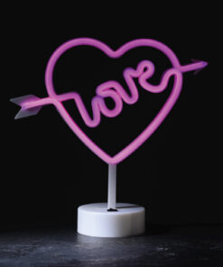 LOVE, 200 NEON LED ΛΑΜΠΑΚΙΑ ΜΕ ΜΠΑΤΑΡΙΑ (3xΑΑ)/USB, ΡΟΖ, IP20, 29*10*28.5 ACA – F042007333