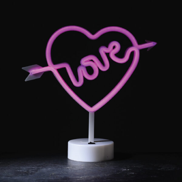 LOVE, 200 NEON LED ΛΑΜΠΑΚΙΑ ΜΕ ΜΠΑΤΑΡΙΑ (3xΑΑ)/USB, ΡΟΖ, IP20, 29*10*28.5 ACA - F042007333