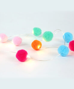WOVEN POM POM 10 LED ΛΑΜΠ. ΣΕΙΡΑ ΜΠΑΤ(2xAA),WW, ΑΣΗΜΙ ΚΑΛ.ΧΑΛΚ.,IP20, 90+30cm, ΔΙΑΦ ΚΑΛ ΤΡΟΦ ACA – F07101141