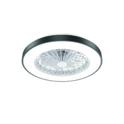 ΑΝΕΜΙΣΤΗΡΑΣ ΟΡΟΦΗΣ ΠΛΑΦΟΝΙΕΡΑ SMART ΜΑΥΡΗ DIMMABLE DC22W Φ50 7 ΔΙΑΦΑΝH ABS ΠΤΕΡΥΓΙΑ ΤΗΛΕΧΕΙΡΙΣΤΗΡΙΟ ACA – FANOKBL20G