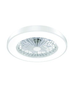 ΑΝΕΜΙΣΤΗΡΑΣ ΟΡΟΦΗΣ ΠΛΑΦΟΝΙΕΡΑ SMART ΛΕΥΚΗ DIMMABLE DC22W Φ50 7 ΔΙΑΦΑΝH ABS ΠΤΕΡΥΓΙΑ ΤΗΛΕΧΕΙΡΙΣΤΗΡΙΟ ACA – FANOKWH20G