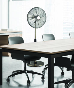 Ανεμιστήρας Δαπέδου με Ορθοστάτη Μεταλλικός 60W Νίκελ με 3 Ασημί Πτερύγια Φ45 ACA – FANSMPS50