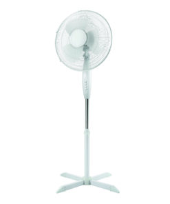 Ανεμιστήρας Δαπέδου 55W με Ορθοστάτη Λευκός με 3 Πτερύγια Φ45 ACA – FANSPWH10