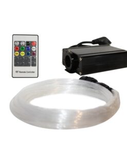 LED 16W FIBER OPTIC KIT 0,75mm 25×2-3-4-5m & RF REMOTE ACA – FIB01