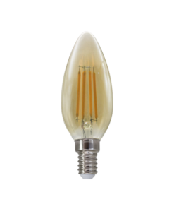 LED Λάμπα E14 Κεράκι Filament 5W Dimmable Diolamp 360° 620lm 2700K – FLAM5WWDIMAM