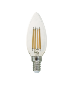 LED Λάμπα E14 Κεράκι Filament 7W Diolamp 360° 860lm 2700K – FLAM7WW