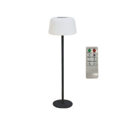 LED Ηλιακό/Επαναφορτιζόμενο Φωτιστικό Δαπέδου Κήπου RGBW IP65 ACA – FLOD3015RGBW