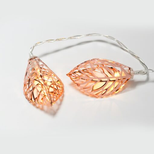 METAL LEAVES 10LED ΛΑΜΠΑΚΙΑ ΣΕΙΡΑ ΜΠΑΤΑΡ.(3xAA)&ΧΡΟΝΟΔΙΑΚ (6ΟΝ/18OFF) ΘΕΡΜΟ ΛΕΥΚΟ ΧΑΛΚΙΝΟ ΜΕΤΑΛΛΟ ACA – FMCLEAF10WW2AT