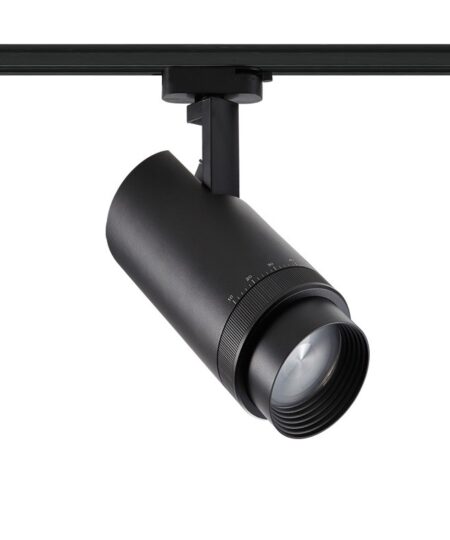 BLACK LED TRACK LIGHT 40W 4000K 4wires 15-60° 3100lm230VRa80 ACA – FOCUS4040B4