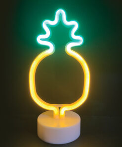 ΑΝΑΝΑΣ, 41 NEON LED ΛΑΜΠΑΚΙΑ ΜΕ ΜΠΑΤΑΡΙΑ (3xAA)/USB, ΠΡΑΣΙΝΟ & ΚΙΤΡΙΝΟ, IP20, 13x10x27.8cm ACA – FPINAPPLENEON2A