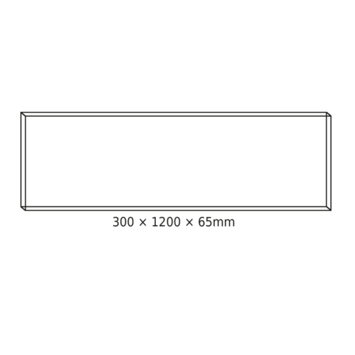 Εξωτερικό Πλαίσιο Στήριξης Οροφής για LED Panel 30x120cm OTIS30120, PILO30120, ROVE30120, DEBA30120 & TREGO30120 ACA – FR3012065