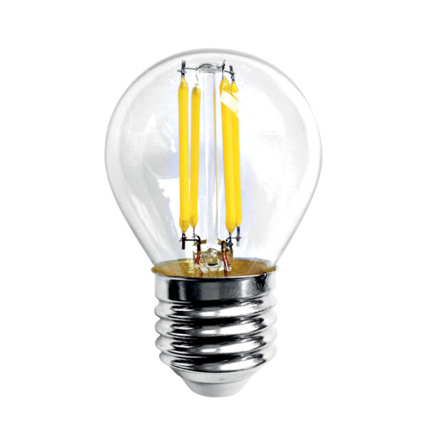 InLight E27 LED Filament G45 5watt Φυσικό Λευκό  (7.27.05.13.2)