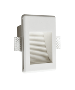 Γύψινο Φωτιστικό Τοίχου 1xMR11 Λευκό ACA DECOR – G8001MR