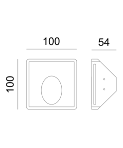 Γύψινο Φωτιστικό Τοίχου 1xMR11 Λευκό ACA DECOR – G8004MR