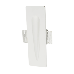Γύψινο Φωτιστικό Τοίχου 1.5W 3000K 150lm Λευκό ACA DECOR – G8008LED