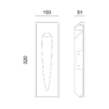 Γύψινο Φωτιστικό Τοίχου 1xMR11 Λευκό ACA DECOR  – G8008MR