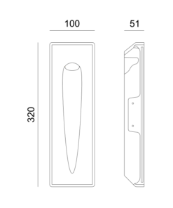 Γύψινο Φωτιστικό Τοίχου 1xMR11 Λευκό ACA DECOR – G8008MR