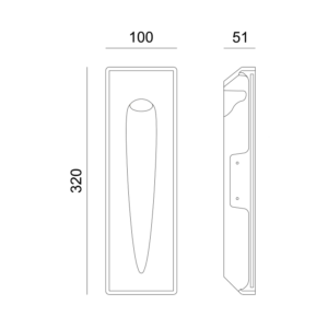 Γύψινο Φωτιστικό Τοίχου 1xMR11 Λευκό ACA DECOR  – G8008MR
