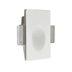Γύψινο Φωτιστικό Τοίχου 1.5W 3000K 150lm Λευκό ACA DECOR – G8009LED