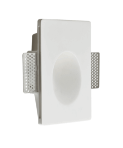 Γύψινο Φωτιστικό Τοίχου 1.5W 3000K 150lm Λευκό ACA DECOR – G8009LED