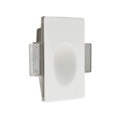 Γύψινο Φωτιστικό Τοίχου 1xMR11 Λευκό ACA DECOR – G8009MR