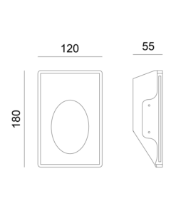 Γύψινο Φωτιστικό Τοίχου 1xMR11 Λευκό ACA DECOR – G8009MR