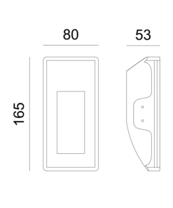 Γύψινο Φωτιστικό Τοίχου 1xMR11 Λευκό ACA DECOR – G8010MR