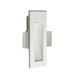 Γύψινο Φωτιστικό Τοίχου 1.5W 3000K 150lm Λευκό ACA DECOR – G8011LED