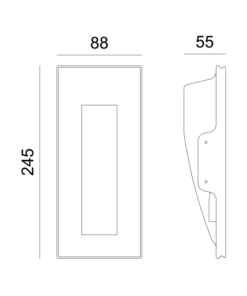 Γύψινο Φωτιστικό Τοίχου 1xMR11 Λευκό ACA DECOR – G8011MR