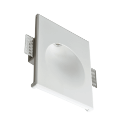 Γύψινο Φωτιστικό Τοίχου 1.5W 3000K 150lm Λευκό ACA DECOR – G8016LED