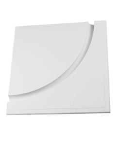 Γύψινο Φωτιστικό Οροφής / Τοίχου R500 για Ταινία LED ACA DECOR – G8019W