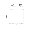 Γύψινο Φωτιστικό Τοίχου Up-Down 1xG9 Λευκό ACA DECOR  – G85231W