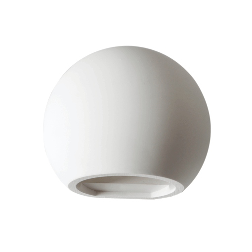 Γύψινο Φωτιστικό Τοίχου Up-Down 1xG9 Λευκό ACA DECOR  – G85311W