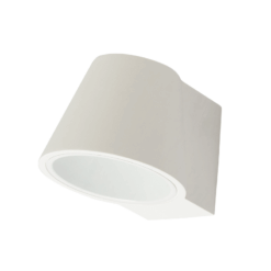 Γύψινο Φωτιστικό Τοίχου 1xG9 Λευκό ACA DECOR – G85441W