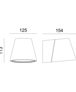 Γύψινο Φωτιστικό Τοίχου 1xG9 Λευκό ACA DECOR – G85441W
